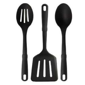 Mainstays Black Nylon 3pc Kitchen Utensil Set